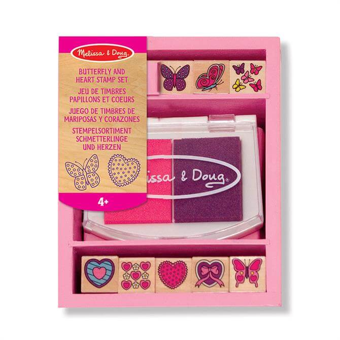 Melissa and Doug Butterfly and Hearts Stamp Set